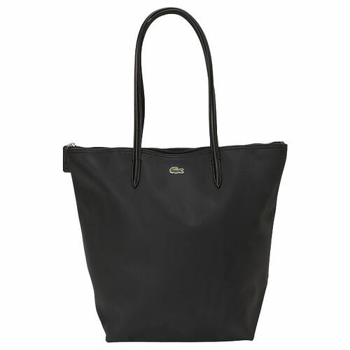 ラコステ トートバッグ メンズ ラコステ LACOSTE NF1890 000 L.12.12 CONCEPT バーティカル トートバッグ ショルダーバッグ ブラック レディース メンズ ユニセックス ワニロゴ