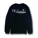 【OG CLASSIX/オージークラシックス】G LOGO NEEDLE BLACK SERAPE POCKET 5.6oz. L/S TEE Tシャツ 長袖 サラぺ ポケット