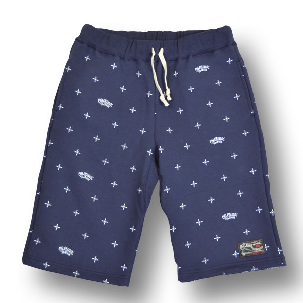CROSS BANDANA SHORT PANTS【スウェット】【ショートパンツ】【スウェット】【クロス】【バンダナ】【セットアップ】
