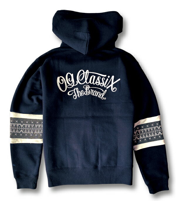 CROSS BANDANA TWO LINE 10oz. ZIP HOOD NсyOG CLASSIXzyI[W[NVbNXzyWbvt[hzyp[J[zyNсzy10IXz