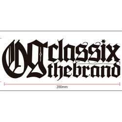 【OG CLASSIX】【オージークラシックス】OLD-E STICKER(L)【ステッカー】【シール】【カッティング】【オールドイングリッシュ】【オリジナル】【耐久性】