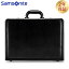 SAMSONITE サムソナイト Leather Business レザービジネス Leather Attache レザーアタッシュケース Black ブラック 43115-1041 ビジネスバッグ ブリーフケース あす楽