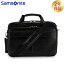 SAMSONITE ॽʥ Leather Business 쥶ӥͥ Leather Slim Brief 쥶  åץȥå ֥꡼ե Black ֥å 48073-1041 ӥͥХå ѥ󥱡 ֥꡼ե ̵