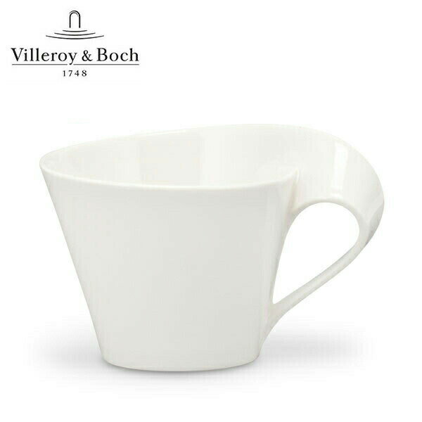 在庫限り Villeroy & Boch ビレロイ&ボッホ New Wave ニューウェイブ NewWaveCaffe Cappucino Cup 8 1/2 oz ニューウェイブ カフェ カプチーノカップ white ホワイト 1024841330 あす楽のサムネイル
