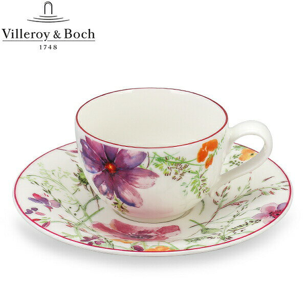 Villeroy & Boch ビレロイ&ボッホ Mariefleur マリフルール Coffee C&S コーヒーカップ&ソーサー 1041001290 あす楽のサムネイル