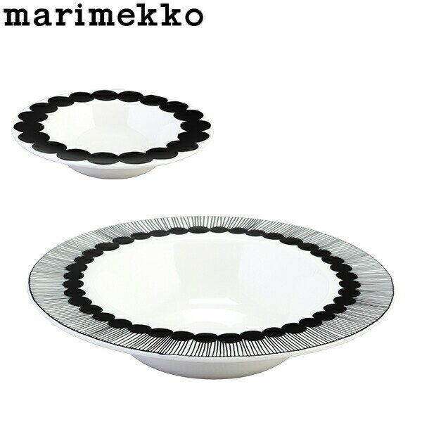 マリメッコ Marimekko ディーププレート 20cm 皿 シイルトラプータルハ / ラシィマット Oiva / Siirtolapuutarha Rasymatto 食器 お皿 あす楽のサムネイル