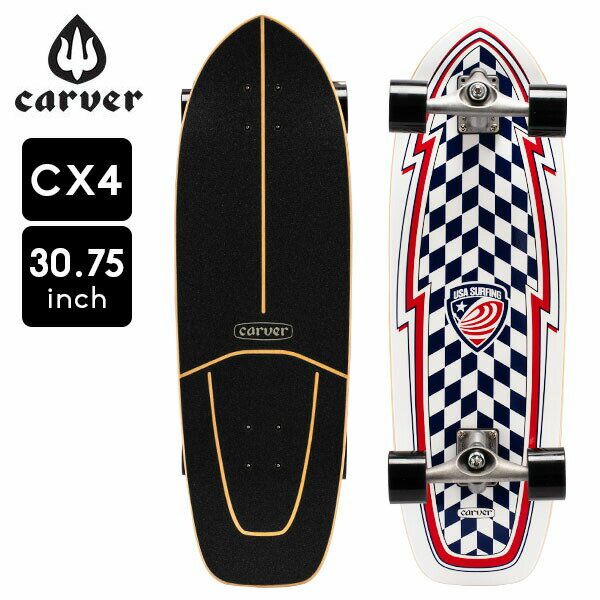 カーバー スケートボード Carver Skateboards スケボー CX4 コンプリート 30.75インチ 2020 USA ブースター 2020 USA Booster C1012011..