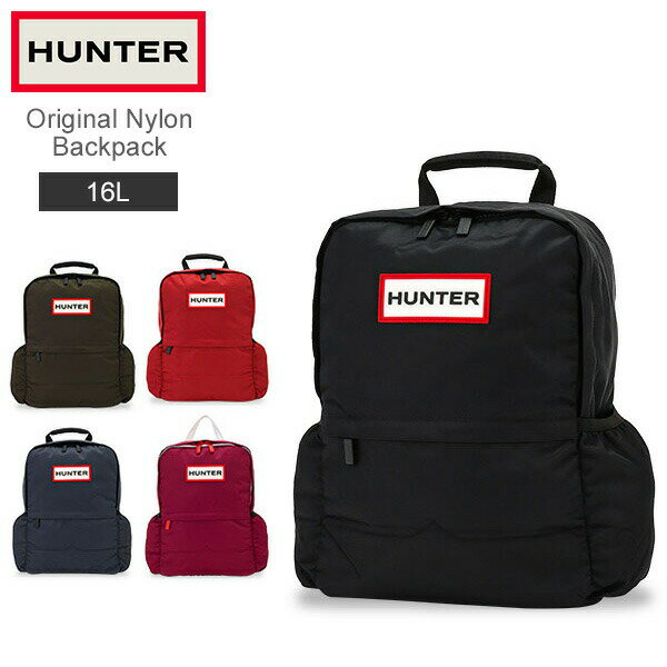 ハンター HUNTER リュック オリジナル ナイロン スモール バックパック UBB5028KBM Original Nylon Backpack 16L 通勤 通学 HUNTER BOOTS ファッションのサムネイル