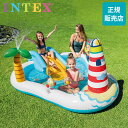 【正規販売店】 インテックス Intex プール フィッシングファン プレイセンター 218×188×99cm 57162NP ビニールプール ファミリープール 家庭用 水遊び