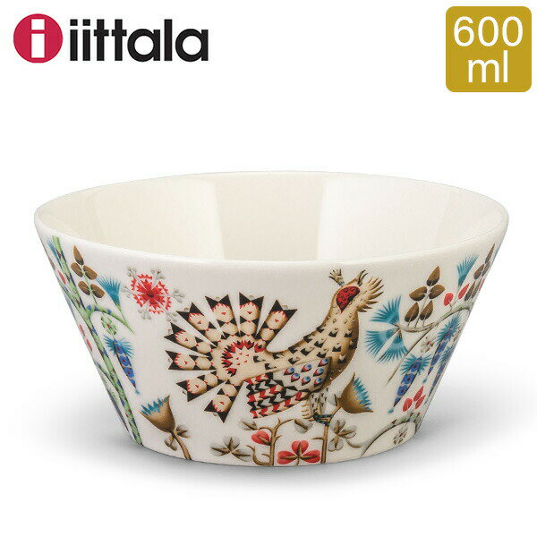 イッタラ iittala ボウル 0.6L タイカ サービングボウル サラダボウル 1026709 シーメス Taika Bowl Siimes 北欧ブランド 食器 インテリア