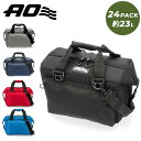 エーオー クーラーズ AO Coolers クーラーバッグ 24パックキャンバス デラックス ソフトクーラー AO24DX 約23L ソフトクーラーバッグ