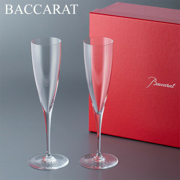 Baccarat （バカラ） ドンペリニヨン フルート シャンパングラス 2個セット 1845244 DOM PERIGNON FLUTE CHAMPAGNE X2 クリア あす楽