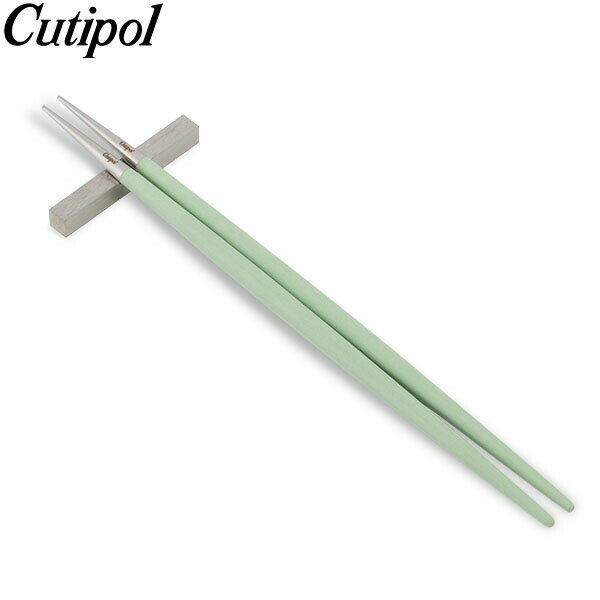 クチポール Cutipol GOA ゴア 箸 ＋ 箸置きセット セラドン Chopstick Set Celadon Stainless お箸 チョップスティック カトラリー あす楽