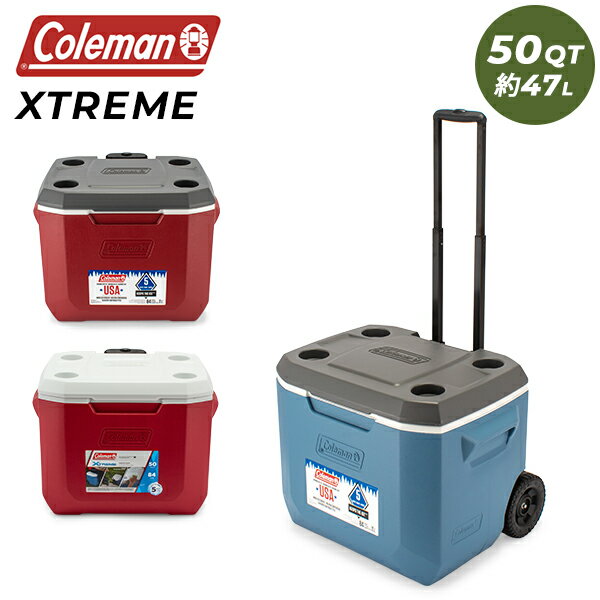コールマン Coleman クーラーボックス エクストリーム ホイール クーラー 50QT 5882 C002 約47L アウトドア キャンプ BBQのサムネイル