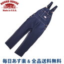 [全品送料無料] ラウンドハウス Round House ＃980 デニム オーバーオール クラシックブルー メンズ Men Zipper Fly Blue Denim Bib Overalls ビブ あす楽