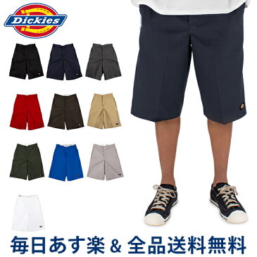 [全品送料無料] ディッキーズ Dickies ハーフパンツ メンズ ショートパンツ 42283 無地 大きいサイズ MENS パンツ 短パン ワークショーツ 定番 ストリート あす楽