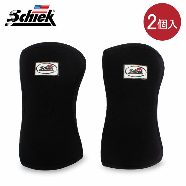 シーク Schiek ひざサポーター 左右1組セット Model 1170 ニースリーブ ブラック Knee Sleeve 筋トレ ウエイトトレーニング バーベル あす楽