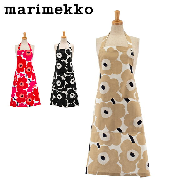 [全品送料無料] マリメッコ Marimekko エプロン ウニッコ UNIKKO APRON おしゃれ かわいい 北欧 レディース 女性用 プレゼント ギフト 贈り物 母の日 カフェエプロン コットン 綿