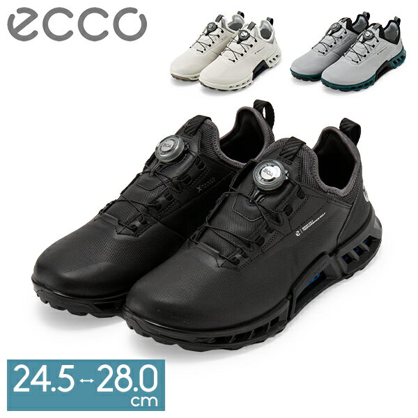 ＼今ならP10倍／ [全品送料無料] エコー ECCO ゴルフ バイオム C4 ECCO M GOLF BIOM C4 メンズ ゴルフシューズ スニーカー ゴアテックス スパイクレス 防水 通気性 カジュアル 男性用 おしゃれ 130424のサムネイル