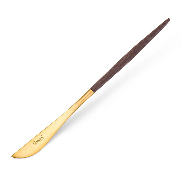 [全品送料無料] クチポール Cutipol GOA ゴア デザートナイフ ブラウン×ゴールド Dessert knife Brown Gold ステンレス カトラリー あす楽