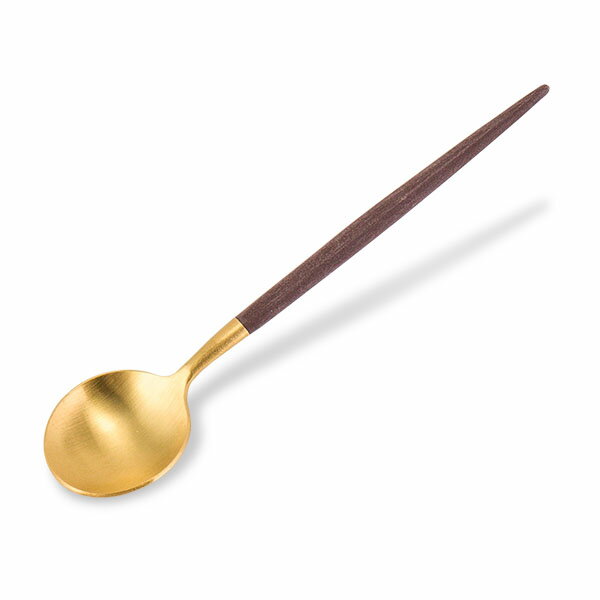 [全品送料無料] クチポール Cutipol GOA ゴア コーヒー／ティースプーン ブラウン×ゴールド Tea spoon/ Coffee Spoon Brown Gold ステンレス カトラリー あす楽