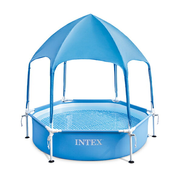 [全品送料無料] プール インテックス Intex ビニールプール キャノピー フレームプ...
