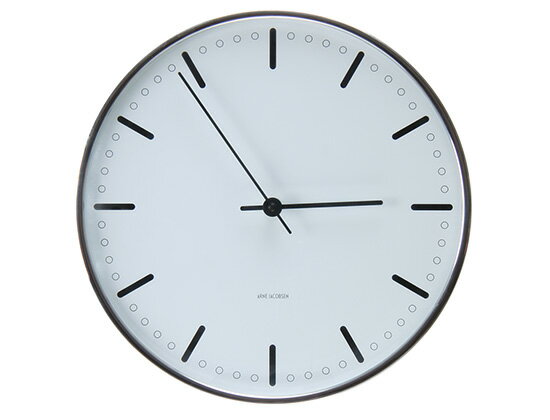 【GWもあす楽】アルネ ・ ヤコブセン Arne Jacobsen ローゼンダール Rosendahl シティホール 掛け時計 AJ City Hall Clock 290, white 43641 あす楽