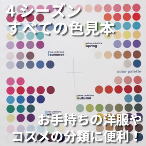 【セット価格】パーソナルカラー 色見本 2種類...の紹介画像2