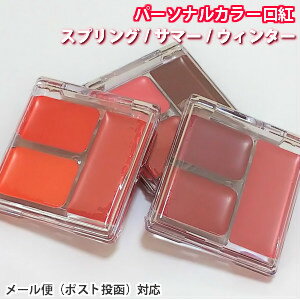 楽天市場 あなたを彩る口紅パレット パーソナルカラー診断 リップ 口紅 スプリング サマー ウィンター ルシールカラー
