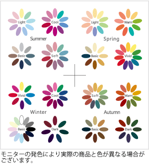 パーソナルカラー診断 色見本 布 サークルタイ...の紹介画像3