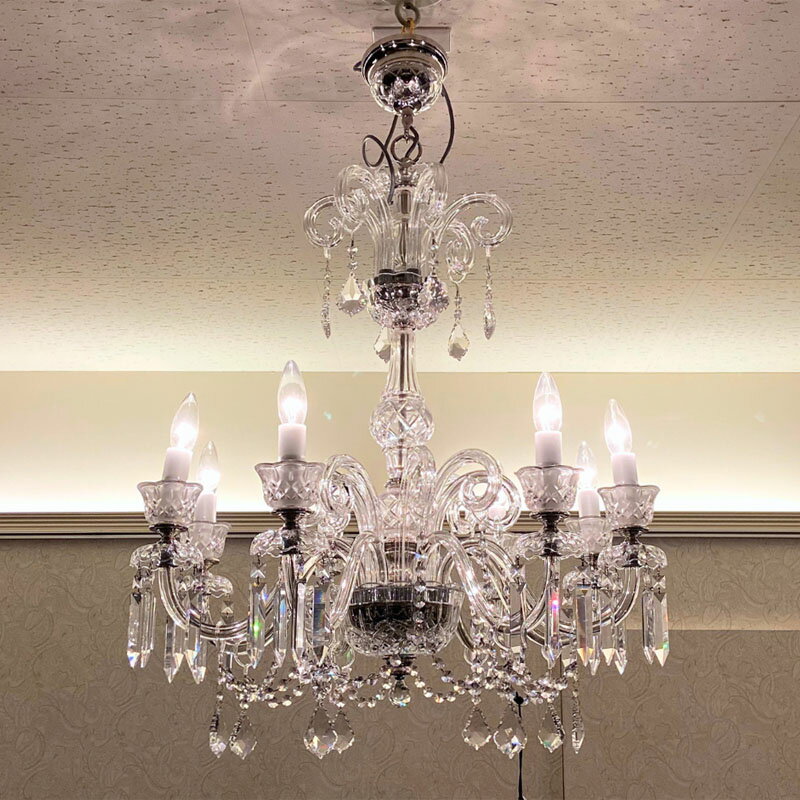 輸入照明 COPENLAMP　シャンデリア クリスタルシャンデリア (1080)C 14/8(3)