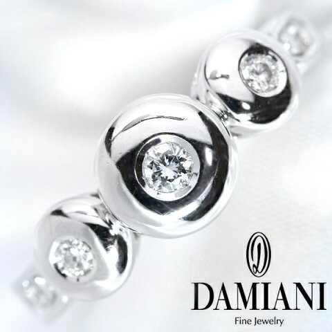 DAMIANI ブランド・VSレベル ダイヤモンド リング/指輪 18金ホワイトゴールド K18WG /白・透明(ホワイト)/【中古】ブランドBrand/届5/送料無料 ギフト/1点もの