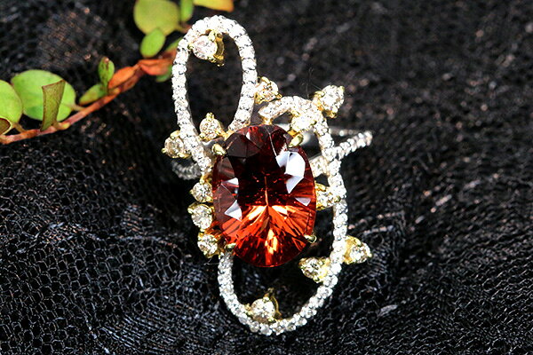 10％OFF＆ 対象 アンデシン リング 指輪 4.138カラット 18金ホワイトゴールド K18WG コーンケーブカットで煌め luck-jewel-10013980 LuckJewel ラックジュエル サンプル画像2