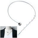 【楽天スーパーDEAL・15%ポイント還元対象商品!】黒蝶真珠/パール ネックレス 12ミリ位 18金ホワイトゴールド K18WG カッティングパール×上質花珠級アコヤ /白・透明(ホワイト)/セレクトブランド・新品/届10/1点もの