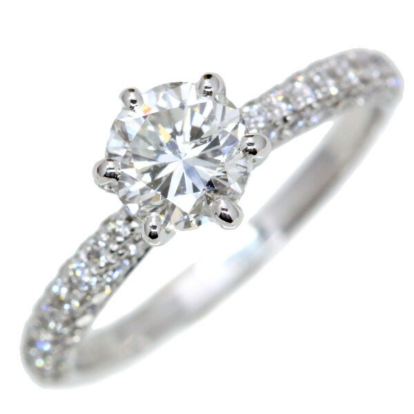 ダイヤモンド リング/指輪 1.011カラット プラチナ900 PT900 一粒ダイヤ 贈り物 美しいデザイン ソーティング付 /白・透明(ホワイト)/アウトレット・新品/届10/1点もの