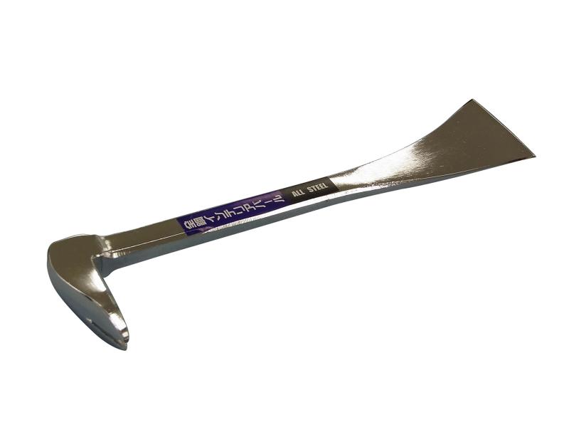 長谷伸ハンマー 全鋼スチールインテリアバール平型 200mm 室内装飾用