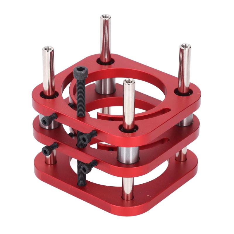 J-ouuo ルーターテーブルベースアルミ合金 51 ミリメートル最大手回し昇降高さルーターテーブルリフトベース(3)