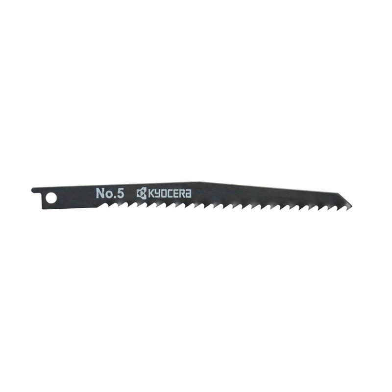 京セラ(Kyocera) 旧リョービ ジグソー刃 スタンダードタイプ 木工高速切断・荒切用 5本組 CJ-250/MJ-50用 No.5 JS25 66400237