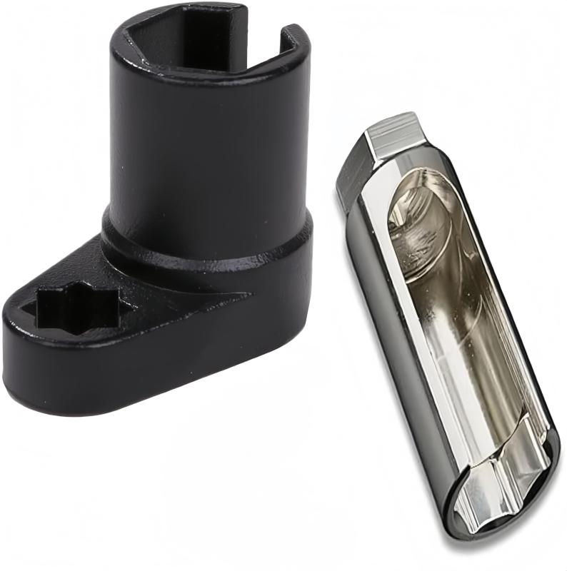 JiangMuXin o2センサー ソケット o2センサー 工具 ソケットレンチ o2 レンチ o2センサー工具 22mm (シ..