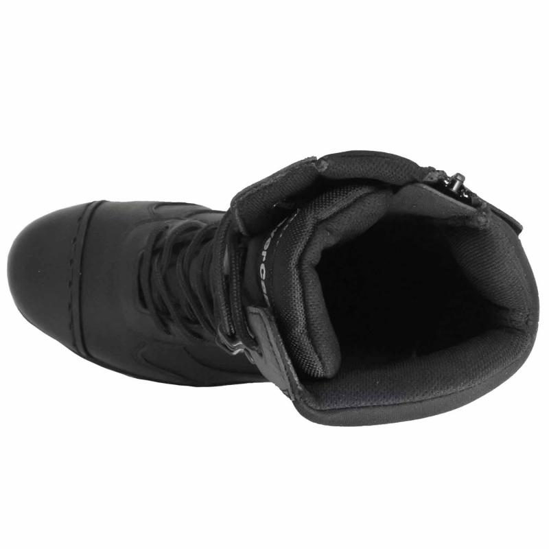 安全靴 オーバーキャップ ワークブーツ 耐踏抜き 耐滑 反射材 長編上 8122 BLACK 29.0cm