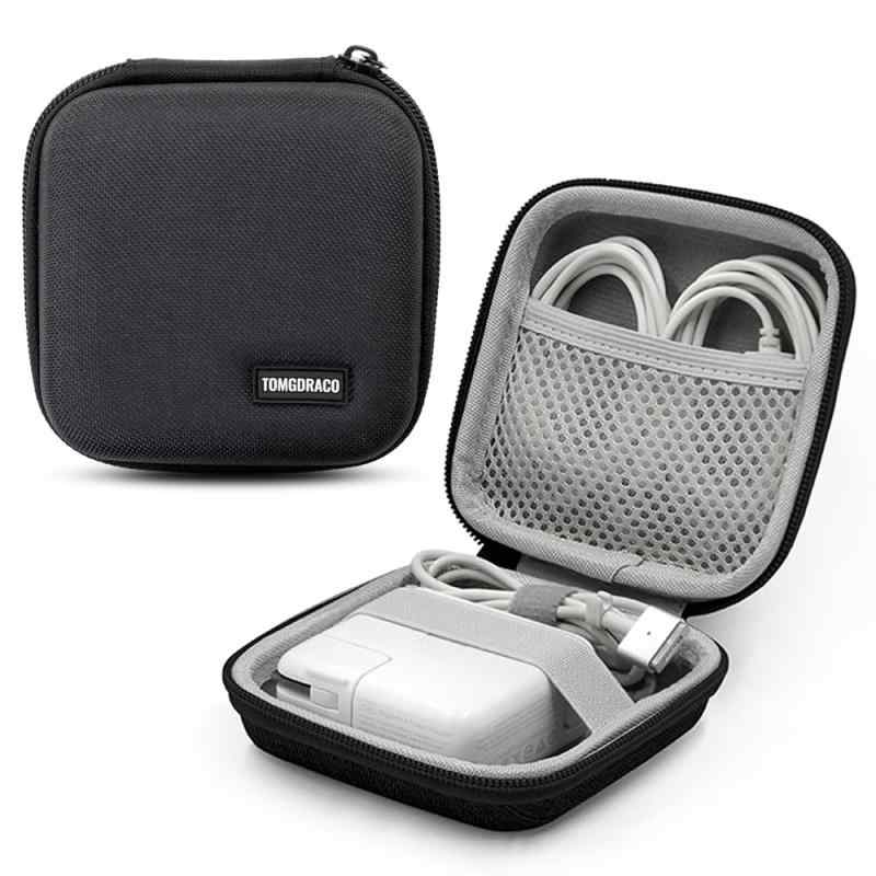 TOMGDRACO for Macbook air/pro用 バッテリー収納ケース USB用収納ポーチバッグ 電源コード ケーブル、イヤホンアクセサリーの保管ケース ガジェットポーチ トラベルポーチ PC小物入れポーチポーチ luck-luck-shop-10143273 luck-luck サンプル画像2