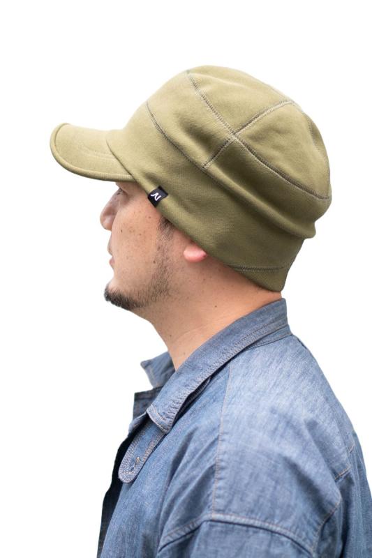  Lifecycle Sweat Work Cap ライフサイクル スウェット ワークキャップ 帽子 メンズ レディース ビッグサイズ オーガニックコットン 大きいサイズ 深め リサイクル エコ
