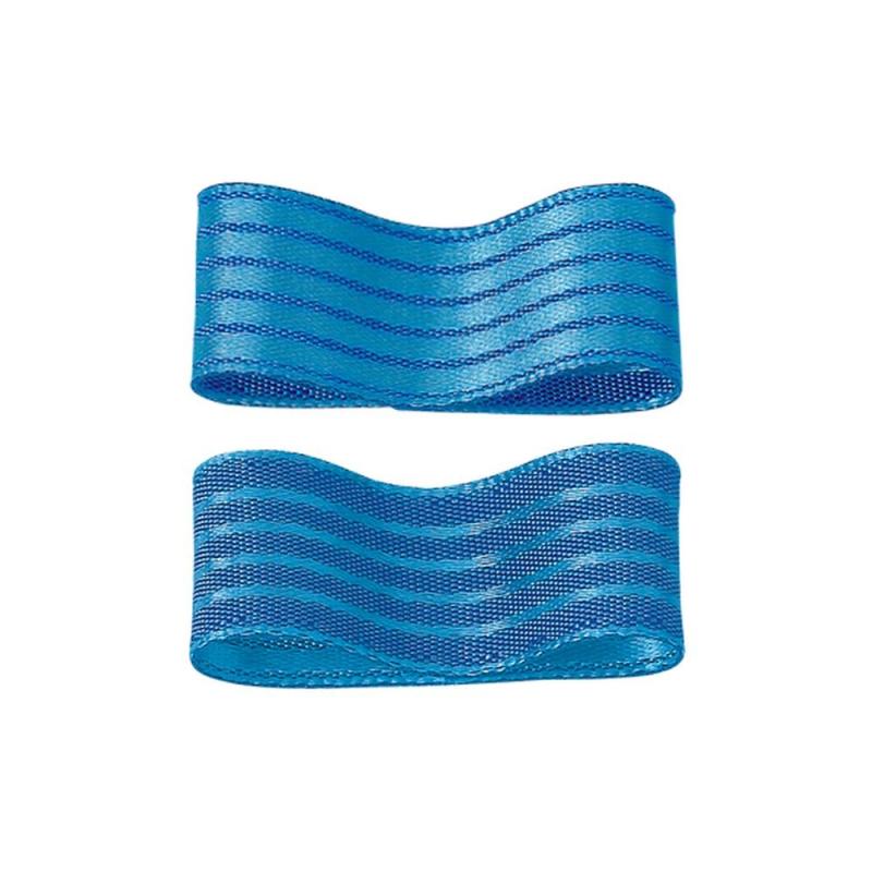 RibbonBon ペンタストライプシャンブレーリボン #622 24mm幅 巻(30m) 6サイズ20色展開