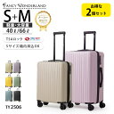 【50%OFFクーポン配布中】スーツケース 2点セット S Mサイズ 小型 中型 軽量 キャリーケース 機内持ち込み対応 TSAロック付き 静音ダブルキャスター...
