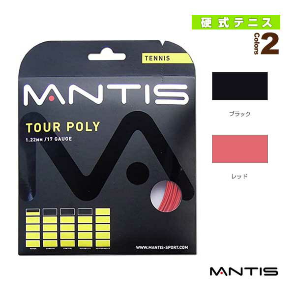 ツアーポリ／TOUR POLY（MNT-TP）《マンティス テニス ストリング（単張）》