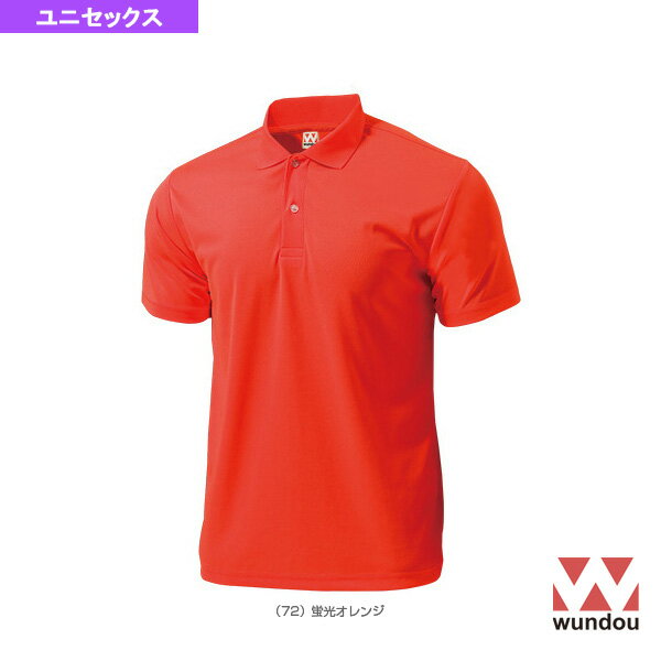 ドライライトポロシャツ／蛍光色／ユニセックス（P335）《wundou（ウンドウ） オールスポーツ ウェア（メンズ/ユニ）》