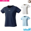 Tシャツ（袖口レース付）／レディース（0372040）《キットソン テニス バドミントン ウェア（レディース）》