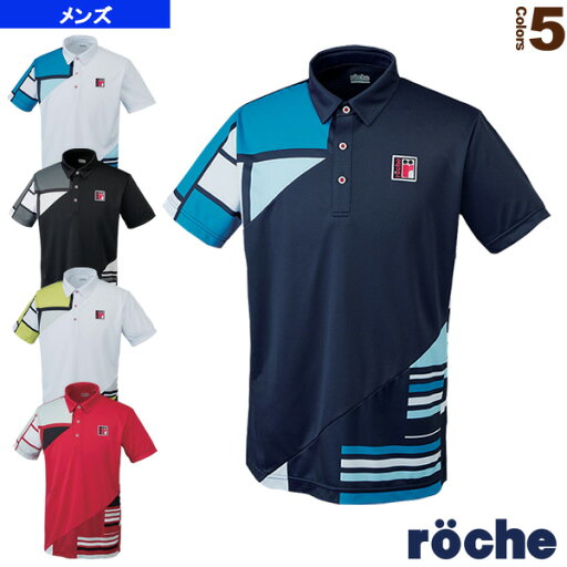 ポロシャツ/メンズ(R7T02S)《ローチェ(roche) テニス・バドミントンウェア(メンズ/ユニ)》 ポロシャツ/メンズ(R7T02S)《ローチェ(roche) テニス・バドミントンウェア(メンズ/ユニ)》