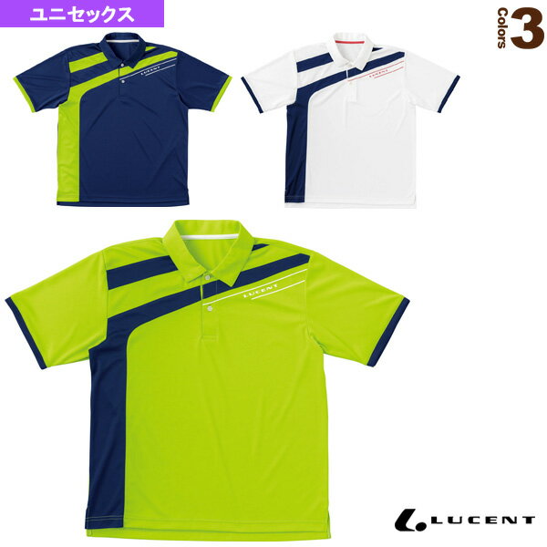 ゲームシャツ／ユニセックス（XLP-834）《ルーセント テニス・バドミントンウェア（メンズ/ユニ）》