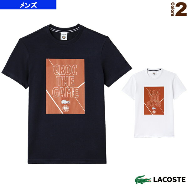 『Roland Garros』 Tシャツ／半袖／メンズ（TH2144）《ラコステ テニス・バドミントン ウェア（メンズ/ユニ）》